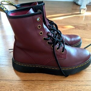 Doc Martens, Maroon, Women's Size 7